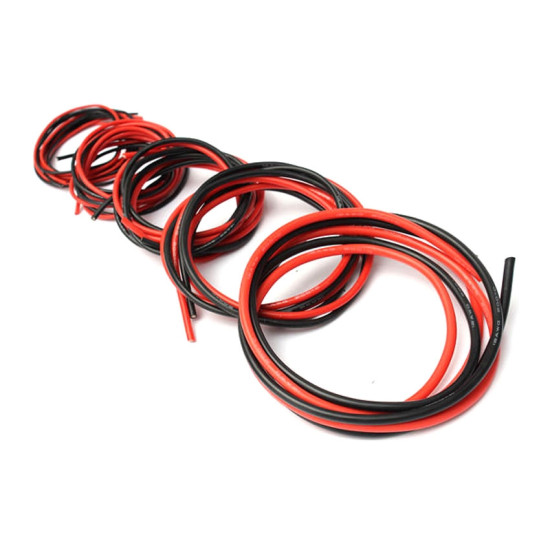 12 AWG Super Flexible Silicone Cable RED