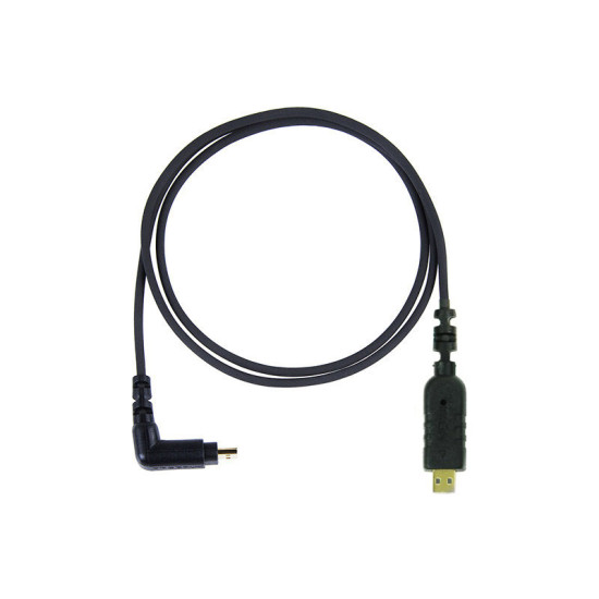 HyperThin Right Angle Micro to Micro HDMI Cable 50 cm