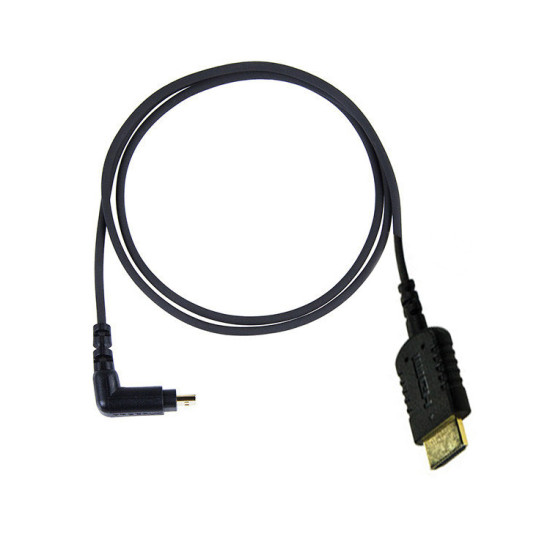 HyperThin Right Angle Micro to HDMI Cable 80cm